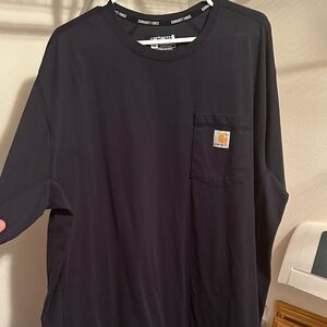 Carhartt Men's Dark navy Long Sleeve Tee